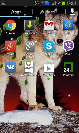 Ladda ner Wolves mistery - gratis live wallpaper för Android på skrivbordet.