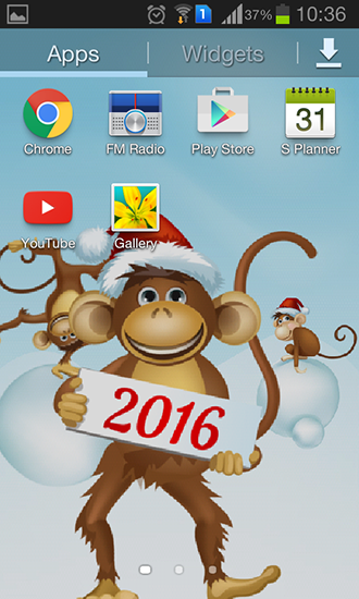 Ladda ner Year of the monkey - gratis live wallpaper för Android på skrivbordet.