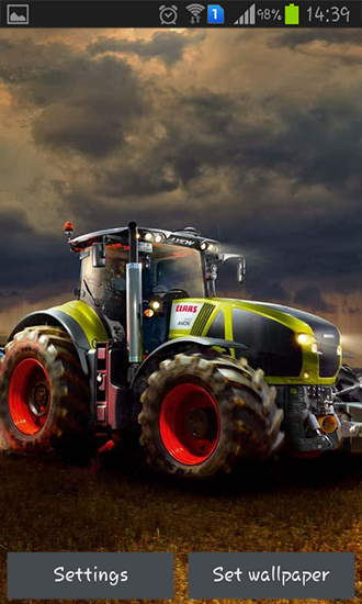 Farm tractor 3D