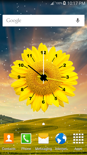 Flowers clock