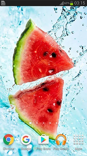 Fruits in the water