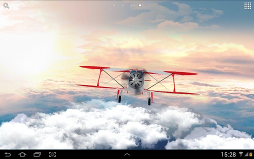 Flight in the sky 3D