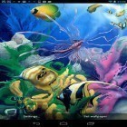 Förutom levande bakgrundsbild till Android Stripe ICS pro ström, ladda ner gratis live wallpaper APK Aquarium 3D by Shyne Lab andra.