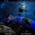 Förutom levande bakgrundsbild till Android Ring of power 3D ström, ladda ner gratis live wallpaper APK Asteroids by LWP World andra.