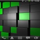 Förutom levande bakgrundsbild till Android Flatland ström, ladda ner gratis live wallpaper APK Cubescape andra.