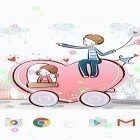Ladda ner Live Wallpaper Cute lovers för stationära mobiler och surfplattor.