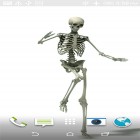 Förutom levande bakgrundsbild till Android Nexus triangles ström, ladda ner gratis live wallpaper APK Dancing skeleton andra.