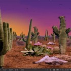 Förutom levande bakgrundsbild till Android Volcano 3D ström, ladda ner gratis live wallpaper APK Desert andra.