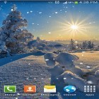 Förutom levande bakgrundsbild till Android Hot air balloon ström, ladda ner gratis live wallpaper APK Falling snow andra.