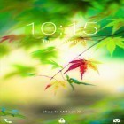 Förutom levande bakgrundsbild till Android Gold fish ström, ladda ner gratis live wallpaper APK Fresh Leaves andra.