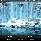 Förutom levande bakgrundsbild till Android Plasticine flowers ström, ladda ner gratis live wallpaper APK Frozen waterfall andra.