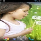 Förutom levande bakgrundsbild till Android Rose 3D ström, ladda ner gratis live wallpaper APK Girl and dandelion andra.