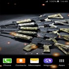 Förutom levande bakgrundsbild till Android Grim Reaper ström, ladda ner gratis live wallpaper APK Guns andra.