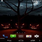 Förutom levande bakgrundsbild till Android Cupcakes ström, ladda ner gratis live wallpaper APK Halloween evening 3D andra.