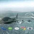 Förutom levande bakgrundsbild till Android Minima ström, ladda ner gratis live wallpaper APK Jet Flight andra.