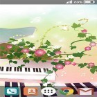 Förutom levande bakgrundsbild till Android Drops on tulips ström, ladda ner gratis live wallpaper APK Melody andra.