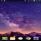 Förutom levande bakgrundsbild till Android Clock HD ström, ladda ner gratis live wallpaper APK Meteors sky andra.