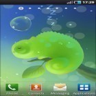Förutom levande bakgrundsbild till Android Fresh leaves ström, ladda ner gratis live wallpaper APK Mini Chameleon andra.