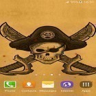 Förutom levande bakgrundsbild till Android Power of life ström, ladda ner gratis live wallpaper APK Pirate flag andra.