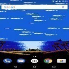 Förutom levande bakgrundsbild till Android Blooming night ström, ladda ner gratis live wallpaper APK Pixel Beach andra.