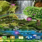 Förutom levande bakgrundsbild till Android True water ström, ladda ner gratis live wallpaper APK Romantic waterfall 3D andra.