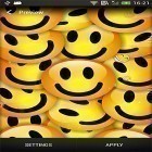 Förutom levande bakgrundsbild till Android Infinite rays ström, ladda ner gratis live wallpaper APK Smiley andra.