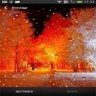 Förutom levande bakgrundsbild till Android Steampunk ström, ladda ner gratis live wallpaper APK Snowfall by Live Wallpaper HD 3D andra.