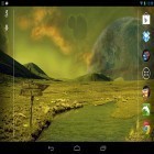 Förutom levande bakgrundsbild till Android Ants ström, ladda ner gratis live wallpaper APK Space world andra.