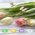 Förutom levande bakgrundsbild till Android Christmas moon ström, ladda ner gratis live wallpaper APK Tulips by Live Wallpapers 3D andra.