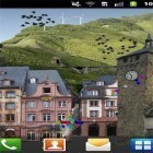 Förutom levande bakgrundsbild till Android Mushroom cloud ström, ladda ner gratis live wallpaper APK Village andra.