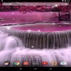Förutom levande bakgrundsbild till Android Jellyfishes ström, ladda ner gratis live wallpaper APK Waterfall andra.