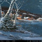 Förutom levande bakgrundsbild till Android Galaxy aquarium ström, ladda ner gratis live wallpaper APK Winter snow by HD WALL MEDIA andra.