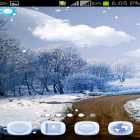 Förutom levande bakgrundsbild till Android Water lily ström, ladda ner gratis live wallpaper APK Winter snowfall by AppQueen Inc. andra.
