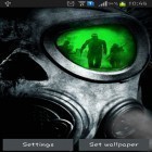 Förutom levande bakgrundsbild till Android Dog licks screen ström, ladda ner gratis live wallpaper APK Army: Gas mask andra.