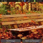 Förutom levande bakgrundsbild till Android Trysma ström, ladda ner gratis live wallpaper APK Autumn streets andra.