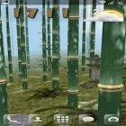 Förutom levande bakgrundsbild till Android Tech neon glass ball ström, ladda ner gratis live wallpaper APK Bamboo grove 3D andra.
