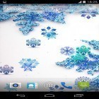 Förutom levande bakgrundsbild till Android Geometric 3D HD ström, ladda ner gratis live wallpaper APK Beautiful snowflakes andra.