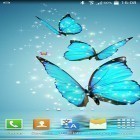 Förutom levande bakgrundsbild till Android Blue flame ström, ladda ner gratis live wallpaper APK Butterfly andra.