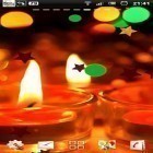 Förutom levande bakgrundsbild till Android Geometry music ström, ladda ner gratis live wallpaper APK Candle andra.