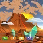Förutom levande bakgrundsbild till Android Jesus ström, ladda ner gratis live wallpaper APK Cartoon volcano 3D andra.