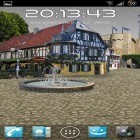 Förutom levande bakgrundsbild till Android True water ström, ladda ner gratis live wallpaper APK Castle square andra.