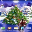 Förutom levande bakgrundsbild till Android Lake ström, ladda ner gratis live wallpaper APK Christmas ice rink andra.