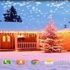 Förutom levande bakgrundsbild till Android Red rose by HQ Awesome Live Wallpaper ström, ladda ner gratis live wallpaper APK Christmas snow by Orchid andra.