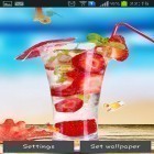 Förutom levande bakgrundsbild till Android Spring landscape ström, ladda ner gratis live wallpaper APK Cocktail andra.