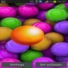 Förutom levande bakgrundsbild till Android World wonders ström, ladda ner gratis live wallpaper APK Colorful balls andra.