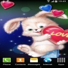 Förutom levande bakgrundsbild till Android Hand painted ström, ladda ner gratis live wallpaper APK Cute bunny andra.