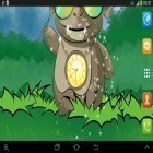 Ladda ner Cute dragon: Clock på Android, liksom andra gratis live wallpapers för LG KP501 Cookie.