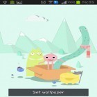 Förutom levande bakgrundsbild till Android Birds sounds and ringtones ström, ladda ner gratis live wallpaper APK Cute monsters andra.