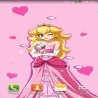 Förutom levande bakgrundsbild till Android Sun Rise ström, ladda ner gratis live wallpaper APK Cute princess andra.