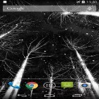 Förutom levande bakgrundsbild till Android Crystal clock ström, ladda ner gratis live wallpaper APK Dark snow andra.